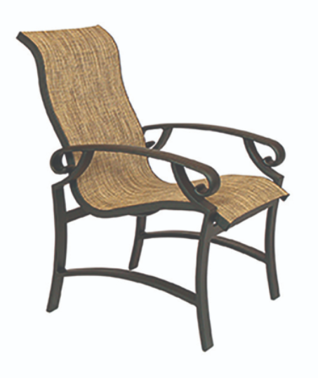 Lane Venture® Monterey Sling Brown High Back Swivel Chair-0
