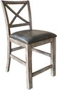 Parker House® Lodge 2-Piece Siltstone Counter Stool-0