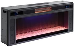 Signature Design by Ashley® Entertainment Accessories Black Fireplace Insert