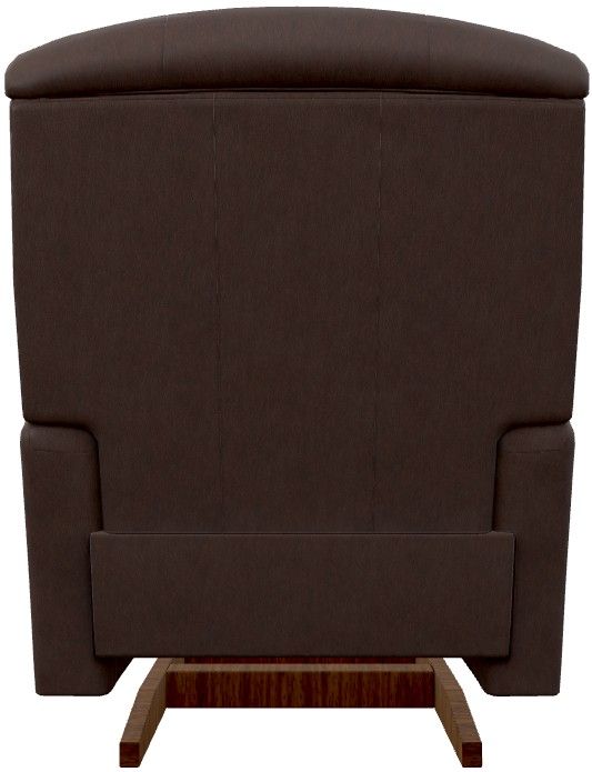 La-Z-Boy® Reed Walnut Leather Manual Rocking Recliner-1