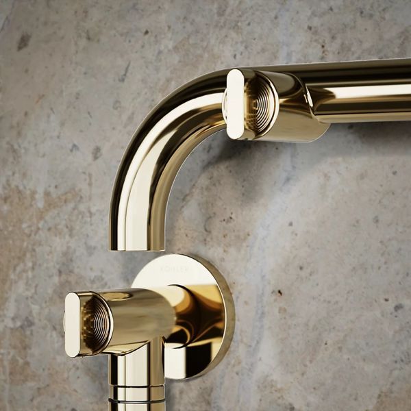 KOHLER® Components® Vibrant French Gold Wall-Mount Pot Filler-2