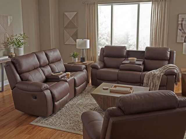 Stateside Seating Invincible Espresso Manual Reclining Loveseat-1