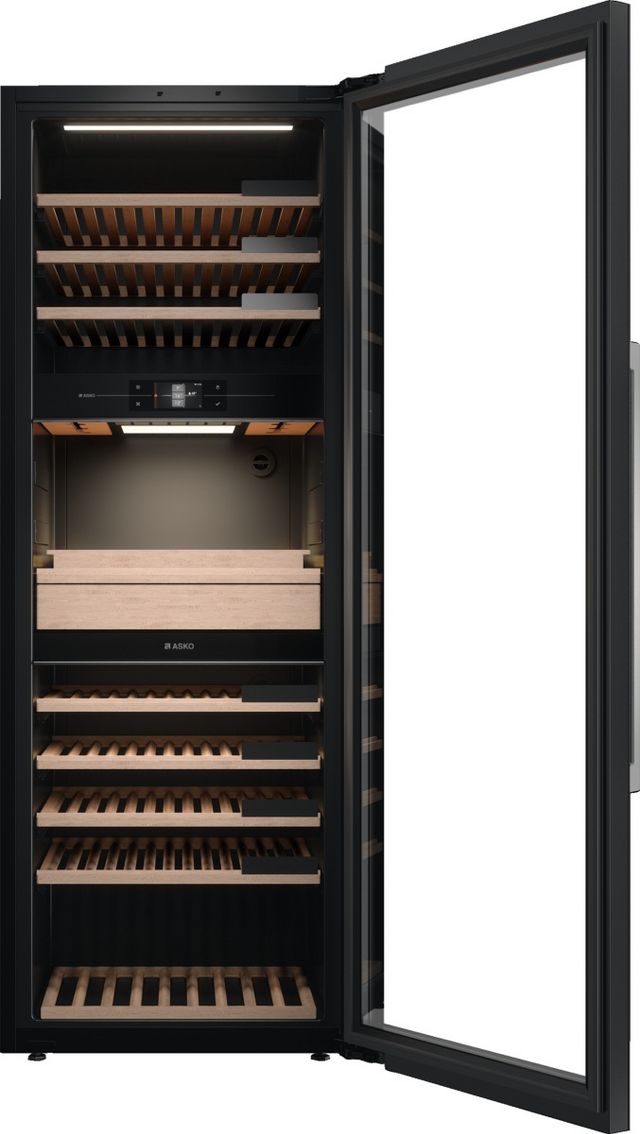 ASKO Elements 28" Matte Black Wine Cooler-1