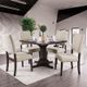 Furniture of America® Glenbrook Brown Cherry Dining Table-1