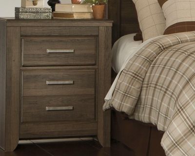 Signature Design by Ashley® Juararo Dark Brown Nightstand-1