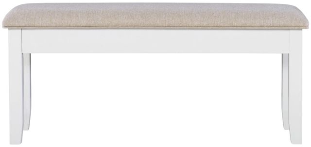 Powell® Turino Beige/Distressed White Bench-1