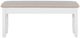 Powell® Turino Beige/Distressed White Bench-1