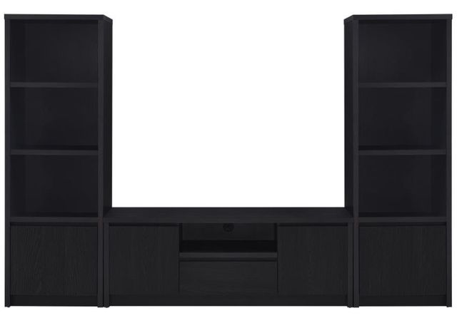 Coaster® Winfield 3-Piece Black 60" Entertainment Center-0