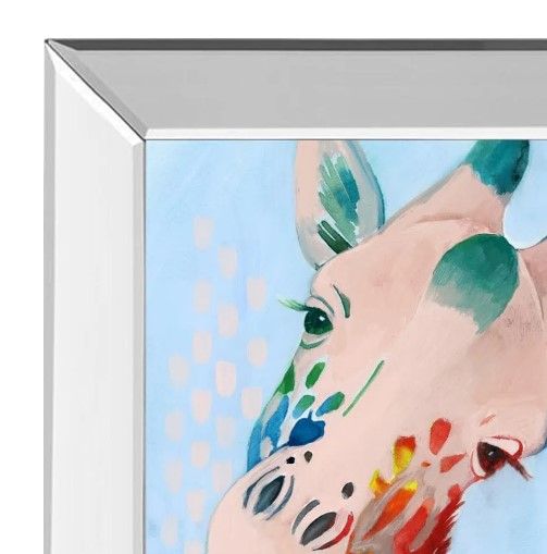 Classy Art Jungle Spectrum II by Grace Popp Mirrored Frame Wall Art-1