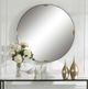 Uttermost® Clip Satin Black Mirror-1
