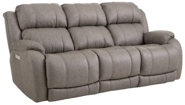 HomeStretch Fairbanks Gray Double Power Reclining Sofa-0