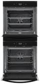 Whirlpool® 24" Black Double Electric Wall Oven-1