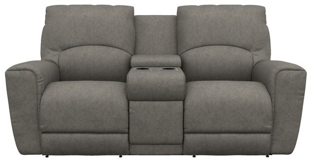 La-Z-Boy®  Cassian Charcoal  Power Reclining Loveseat with Console, Headrest, and Lumbar-1