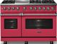 Viking® 5 Series 48" Valentine Pro Style Dual Fuel (NG) Range with Polished Chrome Trim-2