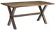 Mazin Furniture Pandora 5-Piece Warm Oak Brown Dining Set-1
