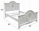 ACME Furniture Flora White Twin Panel Bed-2