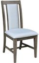 John Thomas Furniture® Farmhouse Chic Prevail Brindle/White Dining Side Chair -0