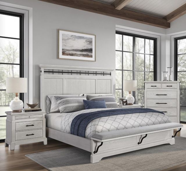 Bernards Bellamy Lane Whitewash Chest-1