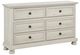 Crown Mark Claribelle White Dresser-0