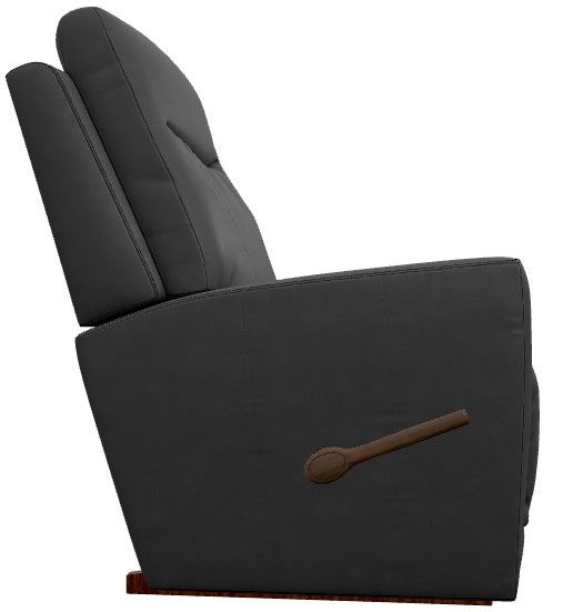 La-Z-Boy® Kodie Navy Leather Manual Rocking Recliner-3