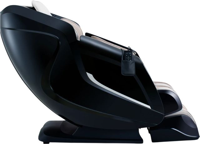 Cozzia® Taupe/Black Power Massage Chair-2