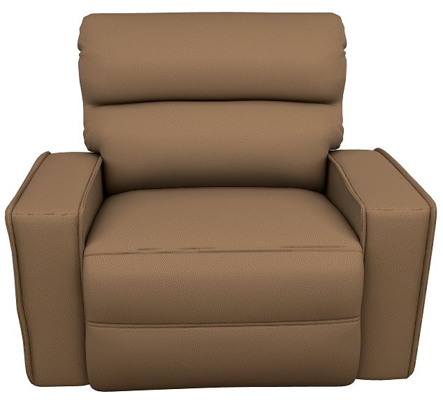 La-Z-Boy® Maddox Camel Power Reclining Chair and a Half with Headrest and Lumbar-1