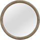 Bernards Pagosa Brown Round Mirror-0