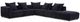Parker House® Recess 6-Piece Reptile Blue Sectional-0