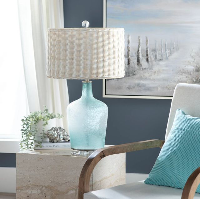 Crestview Collection Rainey Blue Table Lamp-3