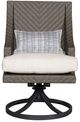 Vanguard® Furniture Michael Weiss Outdoor Swivel Rocker Dining Chair-1