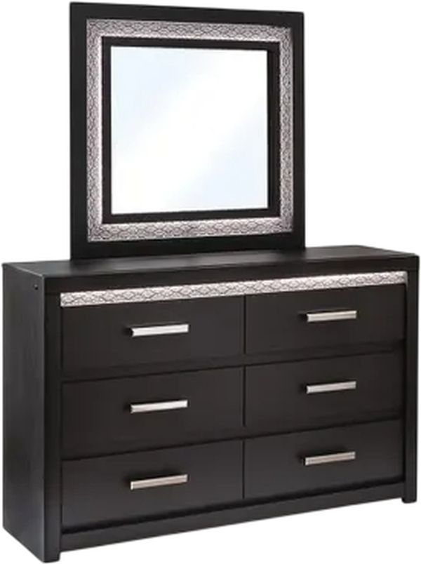 Signature Design by Ashley® Brizmore Black Dresser and Mirror-0