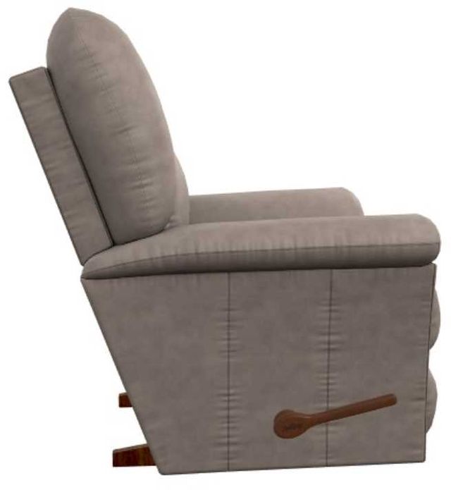 La-Z-Boy® Jasper Stone Leather Manual Rocking Recliner-3