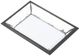 A & B Home Waverly Black Mirrored Rectangle Tray-2