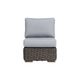 Ratana Cubo Creamy Oak/Pearl Grey Armless Chair-1