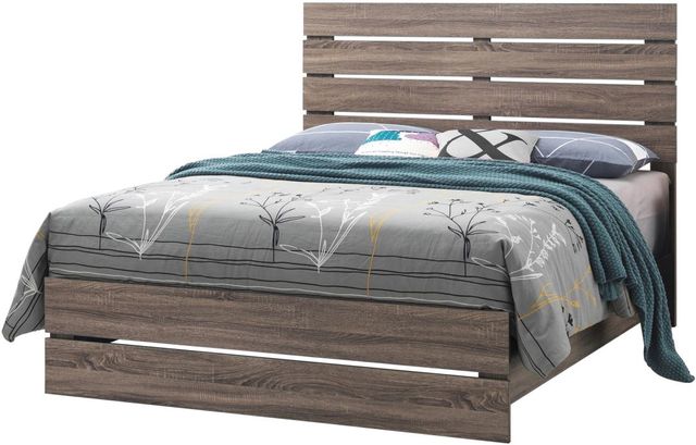 Coaster® Brantford 4-Piece Barrel Oak King Bedroom Set-1