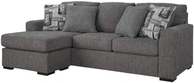 Signature Design by Ashley® Gardiner Pewter Chaise Sofa-3