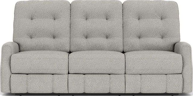 Flexsteel® Devon Silver Spray Reclining Sofa-1