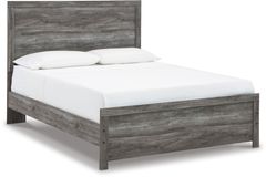 Très grand lit à panneaux de Signature Design by Ashley® Bronyan  - Gris foncé