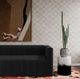 TOV Furniture Matra White Side Table with Black Base-1