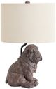 Crestview Collection Bulldog 2-Piece Brown Table Lamp Set-3