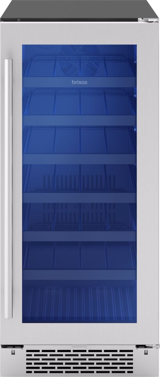 Zephyr Brisas 15" 4.0 Cu. Ft. Stainless Steel Wine Cooler-0