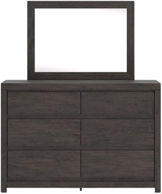 Signature Design by Ashley® Parlayon Charcoal Dresser and Mirror-1