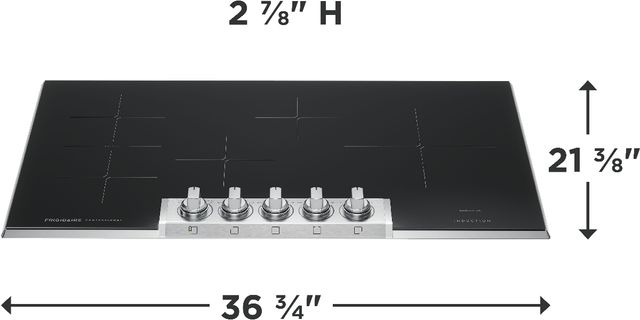 Frigidaire® Professional 36" Smudge-Proof Stainless Steel Induction Cooktop-1