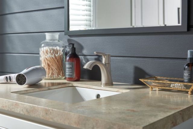 Peerless Parkwood® Brushed Nickel Single Handle Lavatory Faucet-1