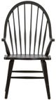 Liberty Furniture Hearthstone Ridge Black Windsor Back Arm Chair-2