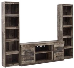 Signature Design by Ashley® Derekson 3-Piece Multi Gray Entertainment Center
