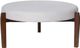 Stylecraft Dann Foley Lifestyle White Round Ottoman-0