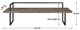 Uttermost® Herbert Antique White Wash Bench-2