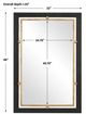 Uttermost® Guerra Antique Brass/Dark Walnut Mirror-2