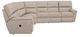 La-Z-Boy® Ava Ivory Leather Reclining Sectional with Custom Layout Options-1